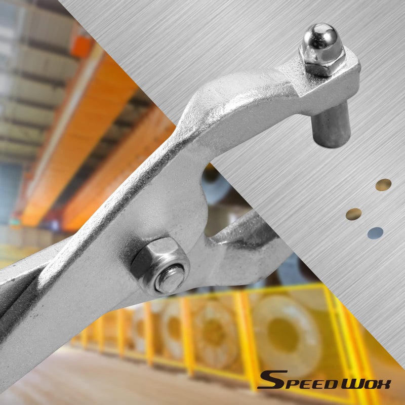 SPEEDWOX 10 Inch Ceiling Grid Punch Pliers - 3.24mm Grid Hole Punch for Rivets - Multifunctional Puncher for Thin Metal Sheet Decoration - Image 5